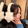 Women Earmuffs Star Design Solid Color Windproof Coldproof Outdoor Riding Earmuffs Adjustable Winter Ear Warmers