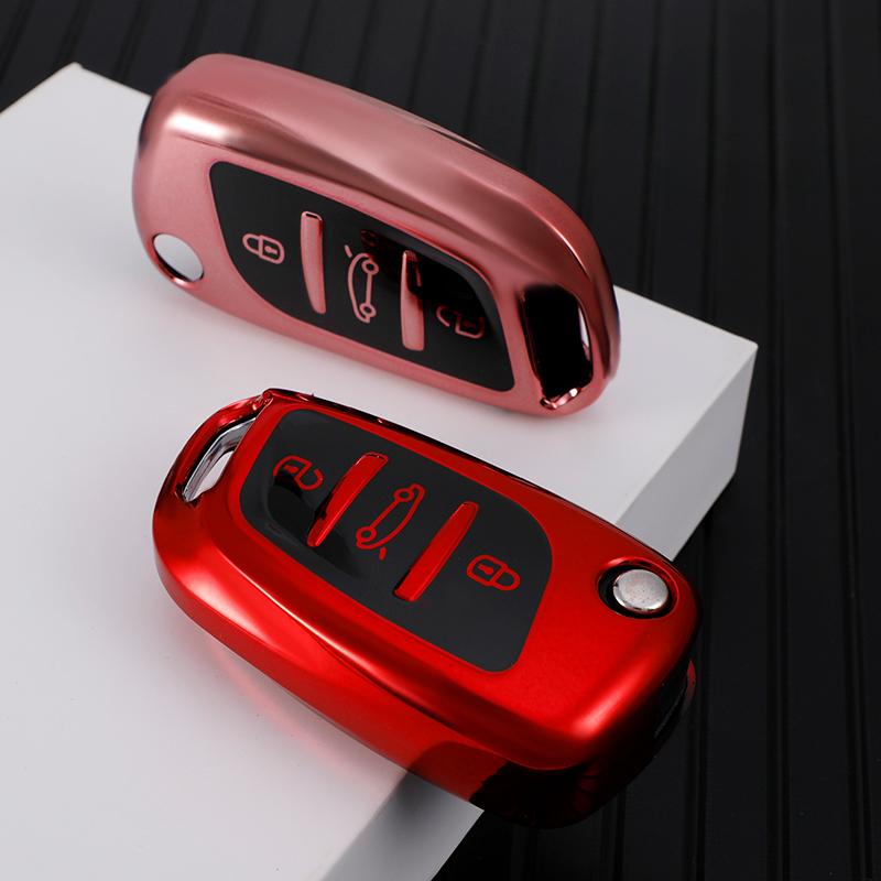 Für Peugeot 306 407 807 für Citroen C1 C2 C3 C4 C5 XSARA PICA für DS DS3 DS4 DS5 DS6 TPU Auto Schlüssel Fall Abdeckung Schutz