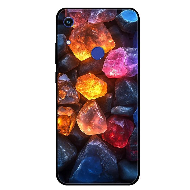 For Huawei Y6S Y6 2019 Case Marble Soft Matte Silicone Back Cover For Huawei Honor 8A Pro Y6 S Y6 Prime 2019 Full Phone Shell