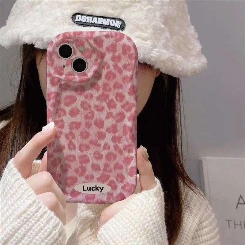 

Lucky Pink Leopard Print Case for Apple iPhone 17, 16, 15 Pro Max,14 & 13 - Trendy Cross-Border Design. iPhone 12 Pro