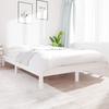 VidaXL Bed Frames White 120x200 Cm Solid Pine Wood 820537