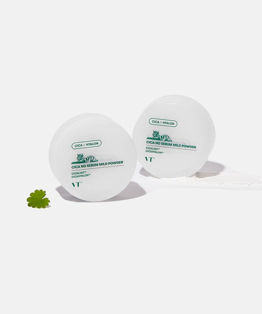 VT Cica No Sebum Mild Powder Double Set (5g × 2jars):
