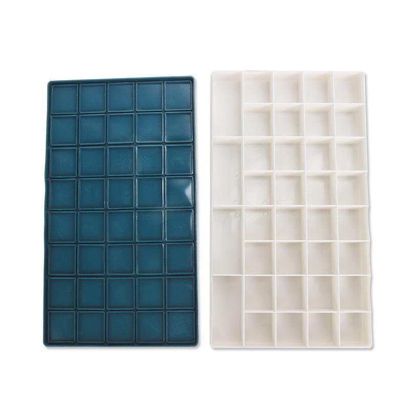 Gouache Paint Box with Soft Rubber Cover - 24 & 36 Grids for Color Mixing