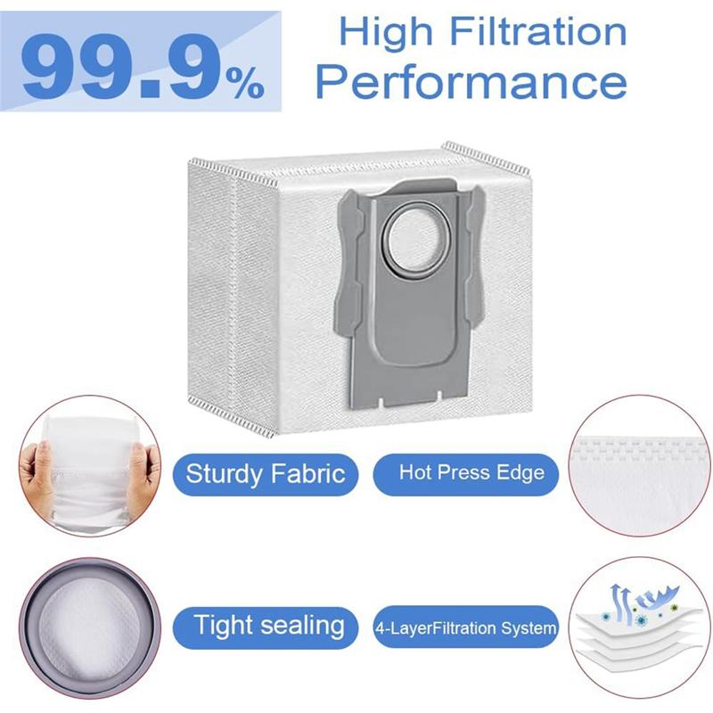 YCOC-For Roborock S7 Maxv Ultra / S7 Pro Ultra Vacuum Cleaner Main Side Brush Mop Cloth Hepa Filter Dust Bags Accessories