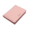 Women's Simple Letter Bifold Short Wallet Thin Solid Color Versatile Credit Card Holder Casual Fashionable Clutch