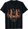 Marche Paix 2026 Moines pour la Paix Mondiale avec Chien Aloka Cadeau Spirituel T-shirt Unisexe