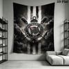 Corinthians Paulista Wall Tapestry Aesthetic Wall Hanging Printed Fabric Blanket Decorative Tapestries for Bedroom Living Room Home Decor