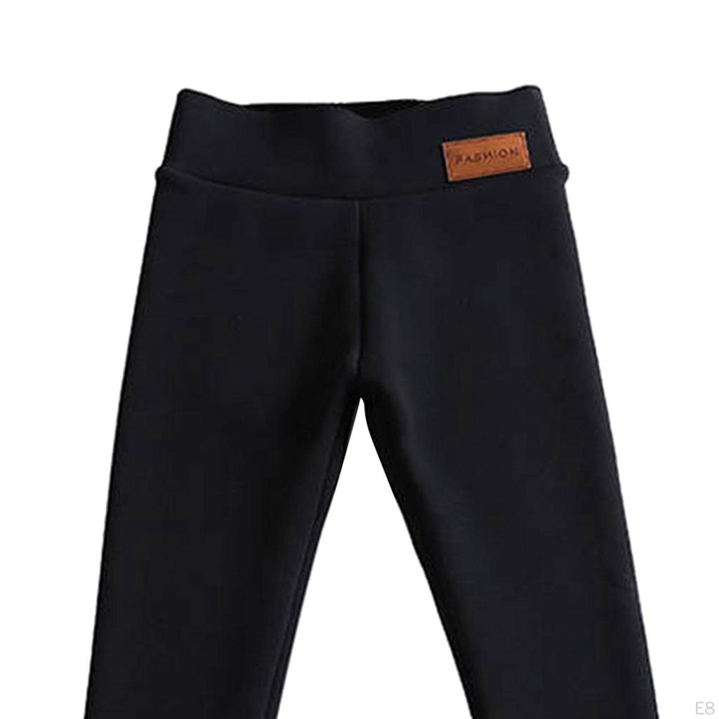 Women Winter Leggings Thermal Pants Elastic Trousers Workout Warm Yoga Thick Tights for