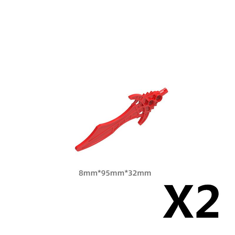 Medieval Knight MOC Building Block Helmet Mask Soldier Weapon Short Trident Shoulder Armour Vest Gun Hoe Axe Sword Toy Gift K049