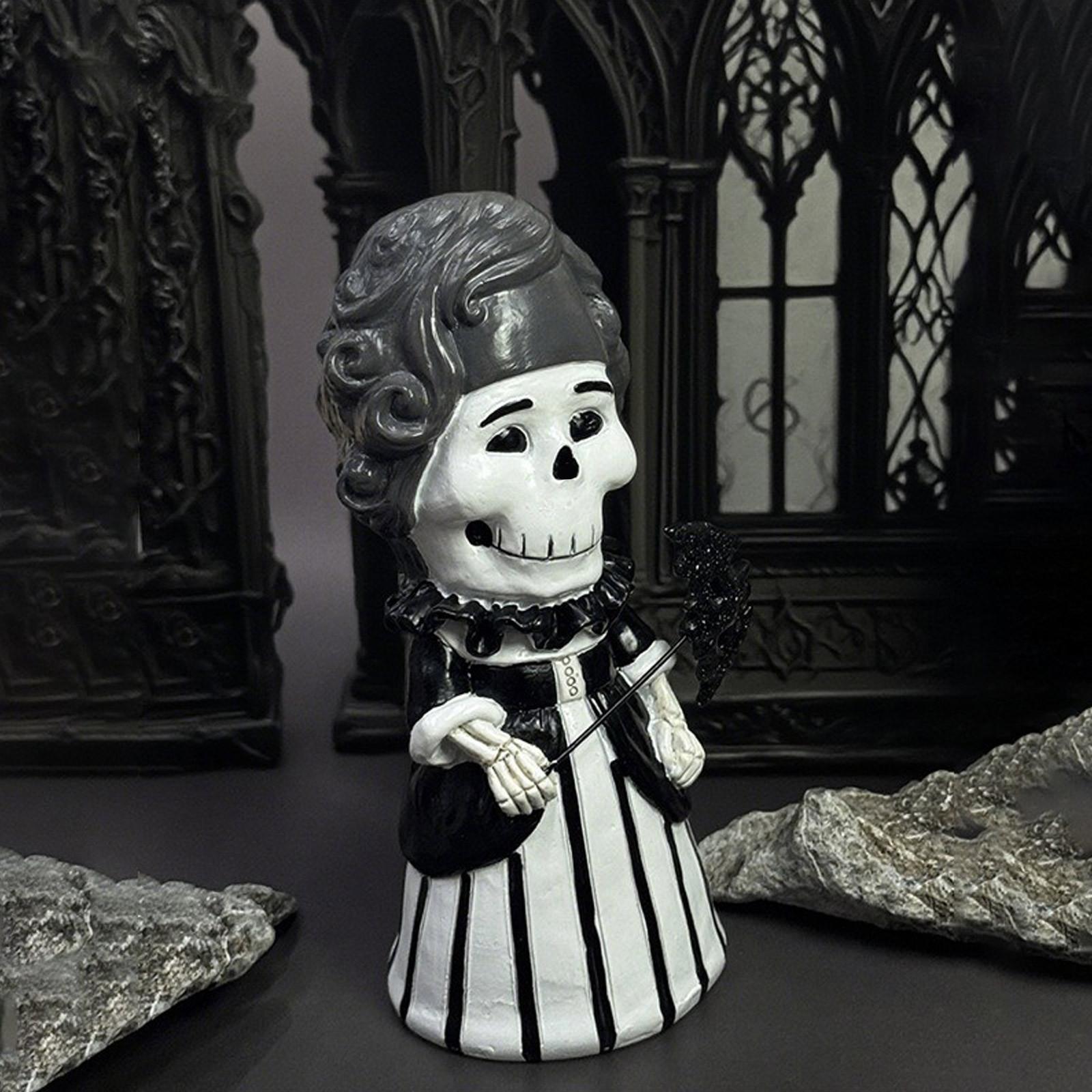 

Статуи скелетов на Хэллоуин для мужчин и женщин, смоляные украшения, креативные подарки, украшения на Хэллоуин, подарки на Хэллоуин One Size