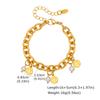 Sweet Mori Cherry Strawberry Pearl Stainless Steel Bracelet Women'S, Versatile Premium Adjustable Jewelry