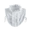 Lapel False Collar Ruffle Edge Collar Universal Shawl Neckwrap for Women Summer Dress Female Blouse Shirt Accessories