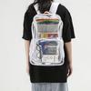 Fashion Bookbags Waterproof Clear Bags Teens Student Schoolbag Casual Bags