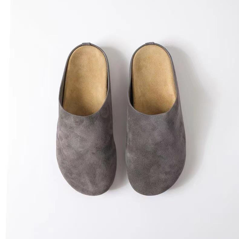 Fashion Crestar New Women's Slippers Fashion Spring Thick Sole Casual Flat Shoes Outdoor Beach Sandals Brand Suede Clogs Mules Slippers