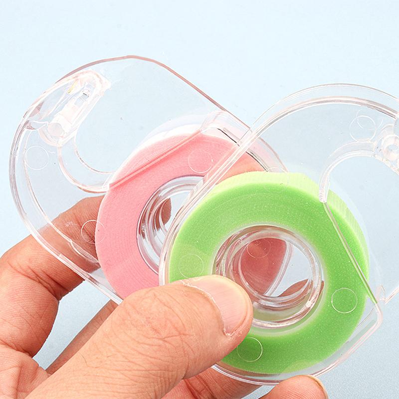 Wimpernverlängerungsbandhalter Basis Wimpernklebebandschneider Spender Pfropfen Wimpernplastikband Schneiden Make-up-Zubehör Werkzeuge