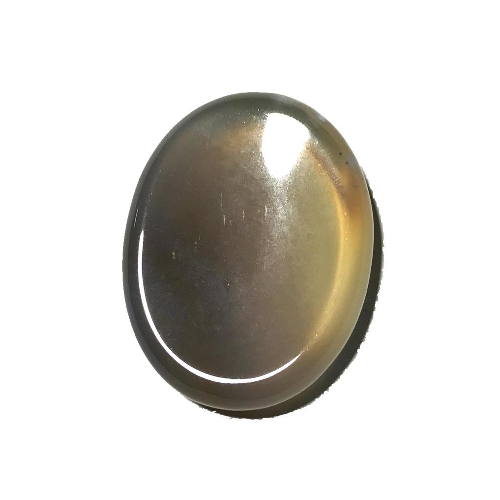 Pietra Portafortuna in Quarzo Rosa da Premere sul Palmo, 35x45mm Pietra Naturale Massaggiatore per il Pollice.
