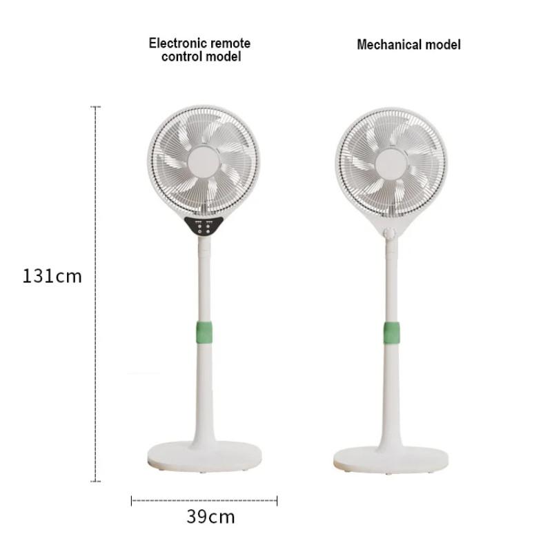 Ventilator de podea cu suport 55W, ventilator vertical puternic de uz casnic, cu temporizare oscilantă, telecomandă, ventilatoare electrice, aparat electrocasnic