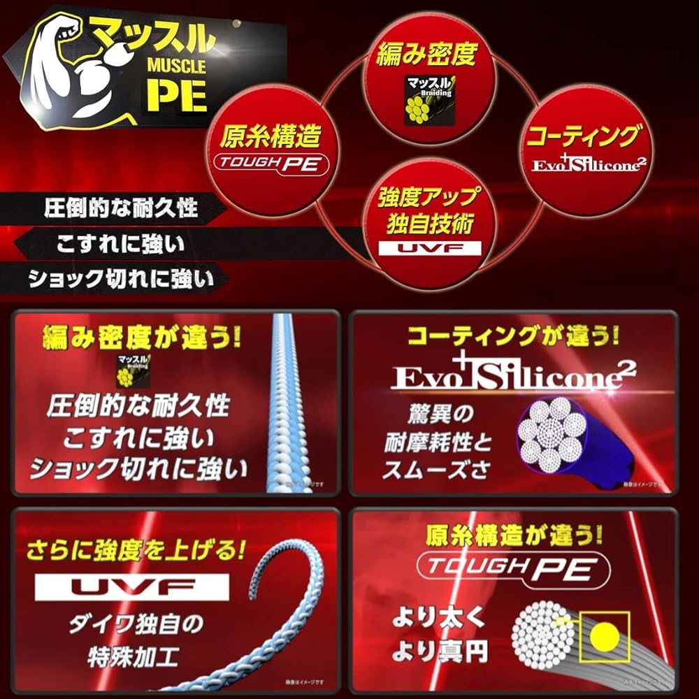 Daiwa UVF Saltiga Dura Sensor X8+Si2 1.2mm 300m Multi-Color PE Line Fishing Gear