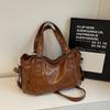 Large Capacity Handbag Zipper Closure Tote Bag Vintage Hobo Bag  Work Commute