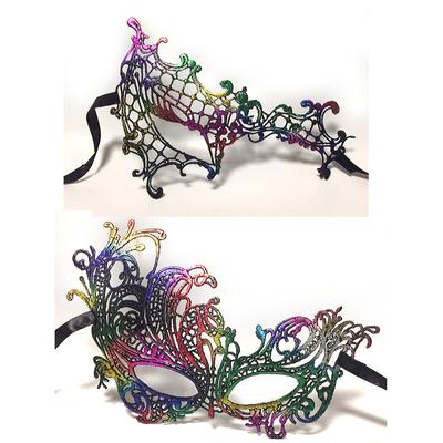 Masque de dentelle bronzante exquise et sexy pour cosplay, mascarade, fête, boîte de nuit, fournitures festives