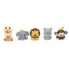5Pcs Jungle Animal Cake Toppers Safari Figures Cute Decoration Monkey Elephant Giraffe Hippo Lion