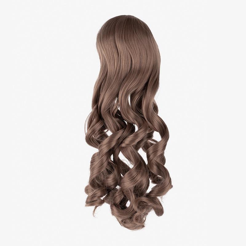 Quality 60cm Doll Wig 1/3 Doll Accessories Black White Red Brown Pink Coffee Color Doll Hair Straight Curve Braid Pony Decors