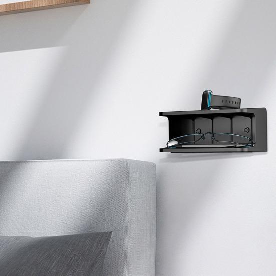 Organizator Universal de Pat Dublu Strat Agățat Noptieră Capacitate Mare Raft de Depozitare Noptieră Puternic