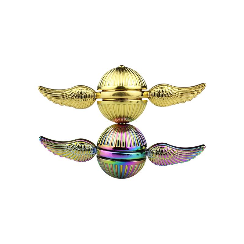 Golden Funny Snitch Fidget Spinner Anti-Stress Fidget Toy Finger Dynamic Changing Gyro Stress Anxiety Relief Figets Toy
