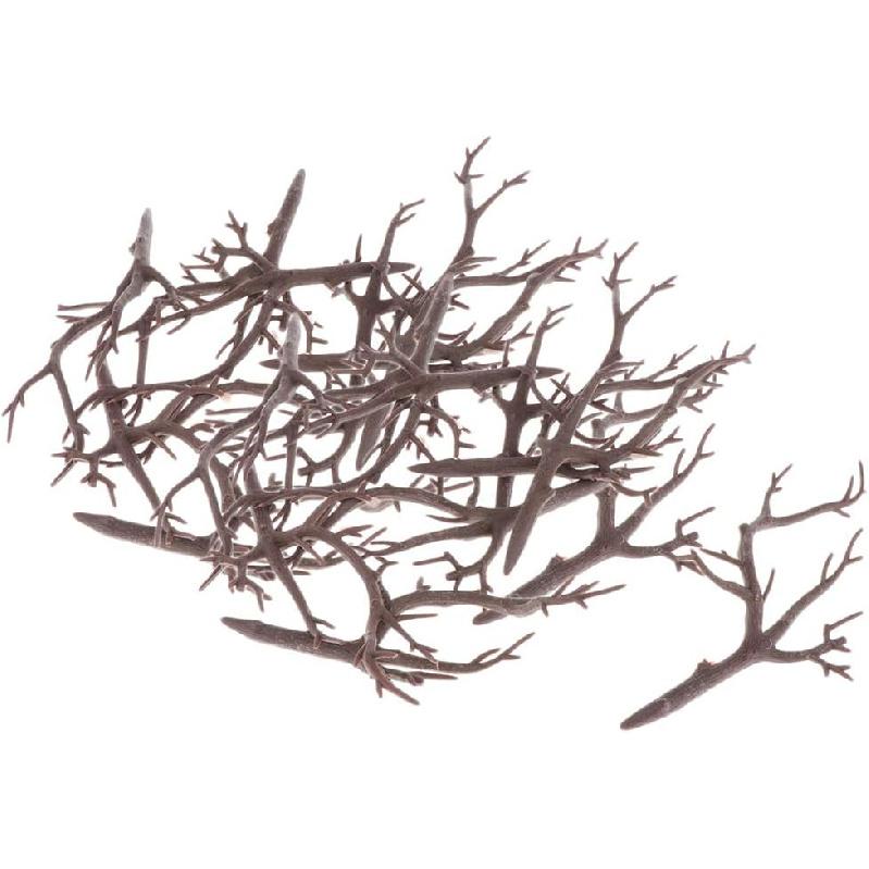 LoveinDIY 30 Set Plastic Deer Antlers Branch DIY Cosplay Animals Horn Headband Deer Home Decor, Wedding Party Ornaments