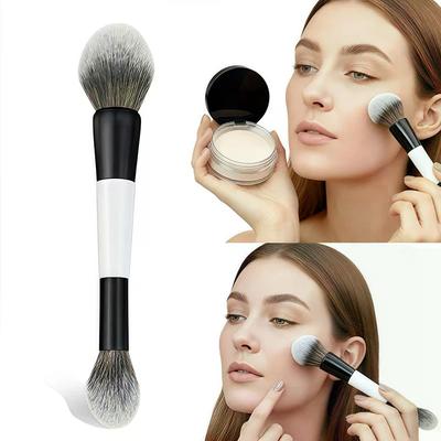 Dual-Ended Foundation Face Brush Double-ended Powder Blush Contour And Eyeshadow Concealer Makeup Brushes
