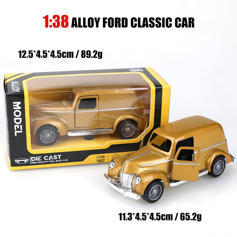 Norson 1:38 Classic Retro Vintage Pickup Truck Alloy Toy Car for Children