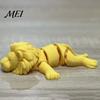 Fun Boredom Relief Toys 3D Printed Lying Lion Figurine with Movable Joints, Poseable Animal Joint Action Figures Model for Desk Decoration,