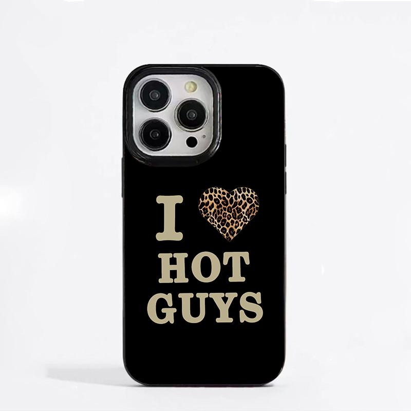 

Fashion Creative I Love Hot Guys Phone Case for IPhone 17 16 15 14 13 12 11 Pro Max 16 Plus 17 Air Personalized Protective Cover iPhone 16 Pro Max