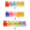 Hair Accessories Girls Women Duckbill Candy Color Colorful Hair Clip Barrette Jelly Bear Hairpin