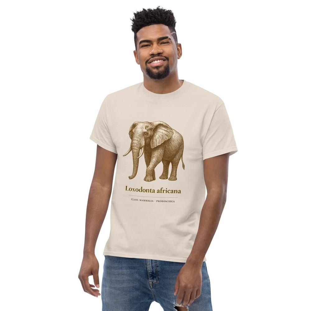 Vintage Elephant T Shirt Loxodonta Africana Wildlife Animal Graphic Tee Unisex