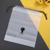 Teddy Bear Waterproof Vinyl Pouch with Reusable Strap Transparent Small DD-12175