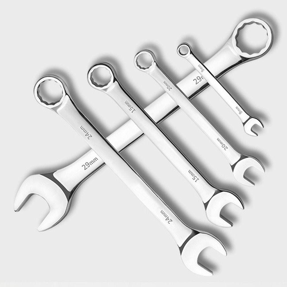 1 szt. Wytrzymały Metryczny Klucz Grzechotkowy Odwracalny Uniwersalny Klucz Grzechotkowy 6-23mm Nakrętka Narzędzie Ręczne Narzędzie do Naprawy Samochodu Roweru