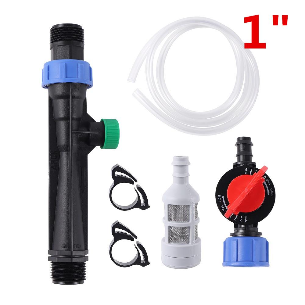 Large Suction 1"/1.5"/2" Male Thread Venturi Fertilization Kit Automatic Fertilizer Injector Drip Sprinkler Irrigation Fittings