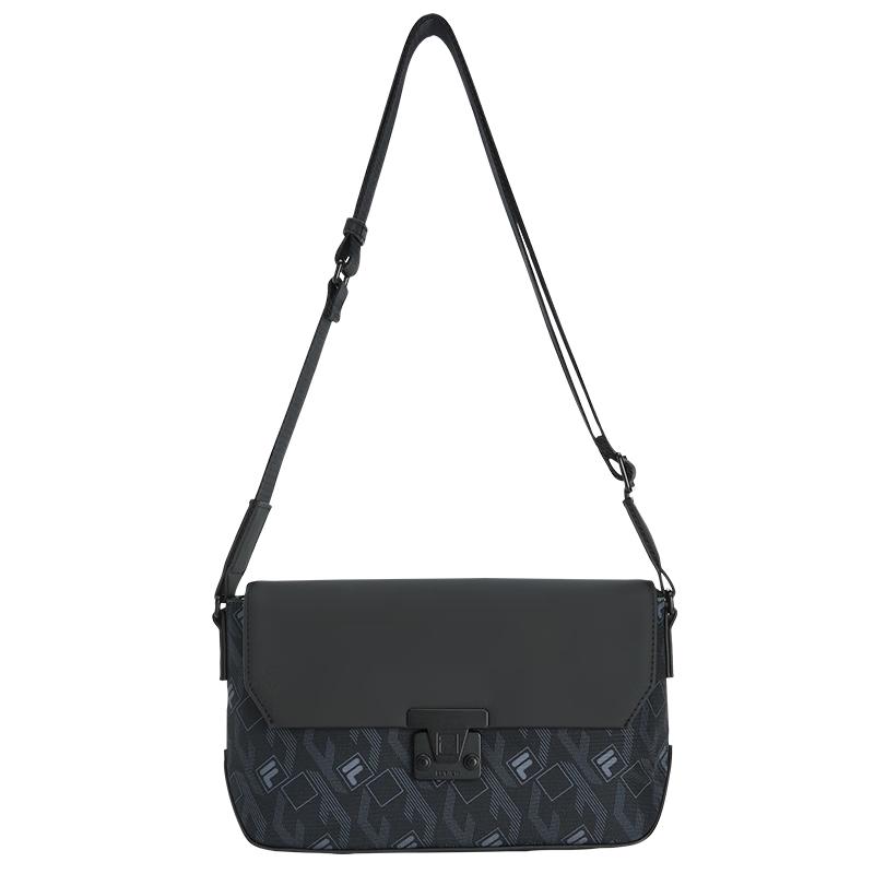 FILA Men s Black Warrior Crossbody Bag XS