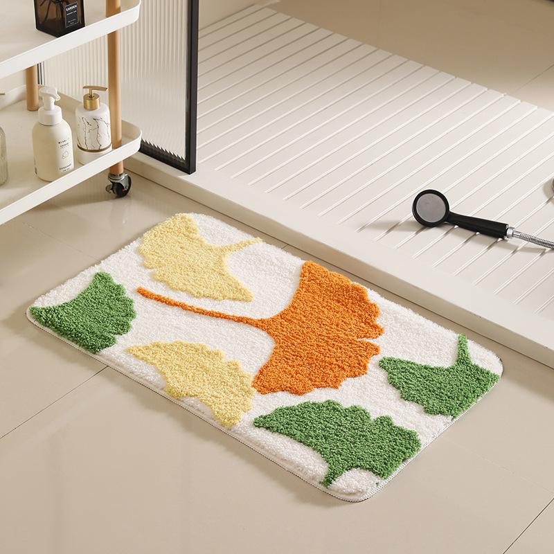 Mountain River Floor Mat Bathroom Anti Slip Absorbent Mat Water Absorbent Rug Decorative Area Mat For Home Kitchen And Bath Use
