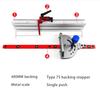 High Abrasion Resistance Table Saw Ruler Carpentry for w/ 400mm Fence and Stop Mitre Gauge Aluminum Alloy Woodworking To