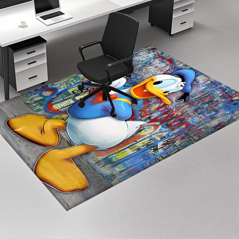 1pc,Graffiti Donald Duck Rug - Home Decor, Office Carpet, Chair Pad, Outdoor Mat, Gift IdeaH023