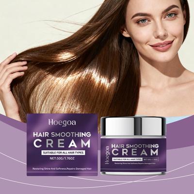 Crema Raddrizzante Premium al Cocco Formula Naturale Riparazione Profonda Nutrizione Intensiva Controllo dell'effetto crespo Trattamento Lisciante