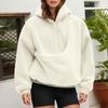 Pocket Style Pet In One Double-sided Plush Loose Fitting Hooded Sweatshirt For Both Men And Women