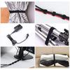 Cable Ties, Velcro Fasteners, for Wiring, Storage, and Securing Freely Cuttable Reusable Double-Sided Velcro (25mm10m)