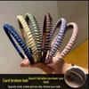 2023 Women's Non-Slip Hairband with Teeth - Ideal for Face Washing and Taming Small Hairs, Traceless Design