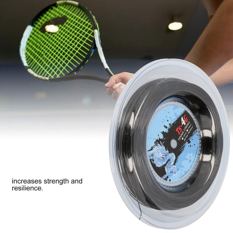 Large Plate Tennis Racket String 1.25/1.3mm Polyester Badminton Tennis Racket Bat String Practice Primary Hard Wire
