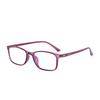Fashionable TR90 Black Frame Glasses - Lightweight, Myopia-Fittable, Anti-Blue Light
