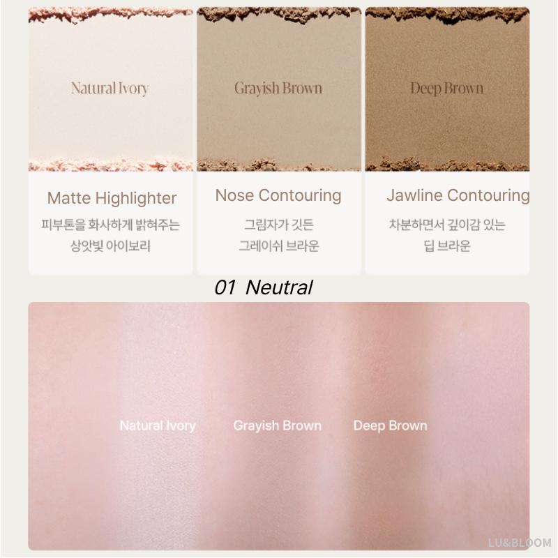 Espoir Tone Pairing Contour Palette 10g (+Free gift)