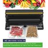Food Vacuum Sealer Machine with 5 Pcs Seal Bag, Automatic Food Sealer for Food Preservation W /Starter Kit, Dry Moist Food Modes